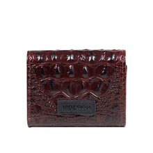 Load image into Gallery viewer, Louvre W1 Red Leather Trifold Wallet
