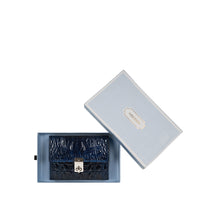 Load image into Gallery viewer, Louvre W2 Blue Leather Jewellery Organiser
