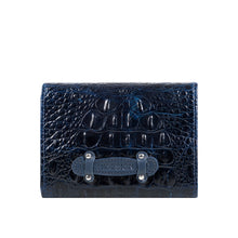 Load image into Gallery viewer, Louvre W2 Blue Leather Jewellery Organiser
