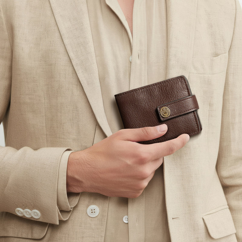 Okavango W2 Brown Leather Bi-Fold Wallet