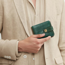Load image into Gallery viewer, Okavango W2 Green Leather Bi-Fold Wallet
