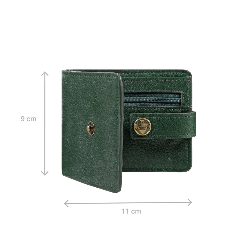 Okavango W2 Green Leather Bi-Fold Wallet