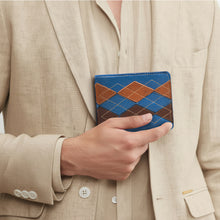 Load image into Gallery viewer, Patagonia W1 Blue Leather Bi-Fold Wallet
