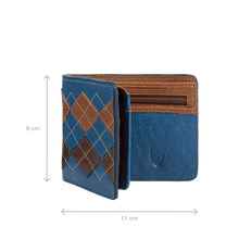 Load image into Gallery viewer, Patagonia W1 Blue Leather Bi-Fold Wallet
