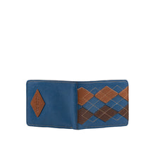 Load image into Gallery viewer, Patagonia W1 Blue Leather Bi-Fold Wallet
