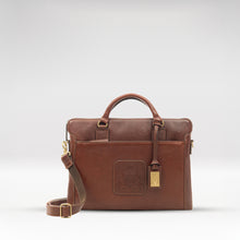 Load image into Gallery viewer, Carnegie 01 Tan Leather Laptop Bag
