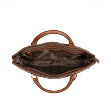 Load image into Gallery viewer, Carnegie 01 Tan Leather Laptop Bag
