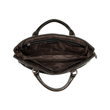 Load image into Gallery viewer, Carnegie 01 Green Leather Laptop Bag
