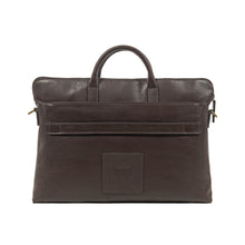 Load image into Gallery viewer, Carnegie 02 Brown Leather Laptop Bag
