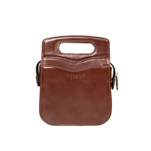 Load image into Gallery viewer, Antoinette 01 Brown Leather Crossbody
