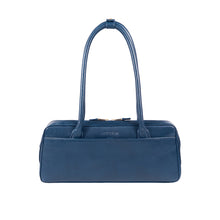 Load image into Gallery viewer, Antoinette 04 Blue Leather Shoulder Bag
