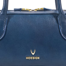 Load image into Gallery viewer, Antoinette 04 Blue Leather Shoulder Bag
