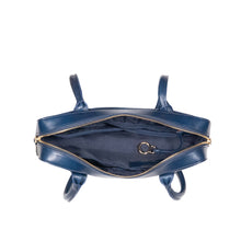 Load image into Gallery viewer, Antoinette 04 Blue Leather Shoulder Bag
