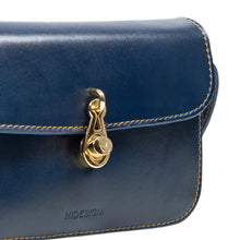 Load image into Gallery viewer, Elysee 01 Blue Leather Shoulder Bag

