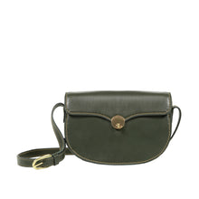 Load image into Gallery viewer, Elysee 02 Green Leather Shoulder Bag
