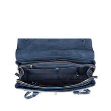 Load image into Gallery viewer, Elysee 03 Blue Leather Tote Bag
