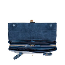 Load image into Gallery viewer, Elysee 03 Blue Leather Tote Bag
