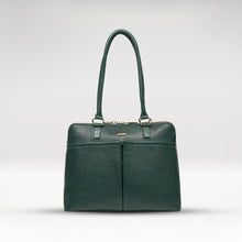 Load image into Gallery viewer, Opera 02 Green Leather Shoulder Bag
