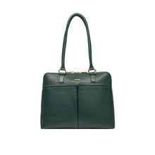 Load image into Gallery viewer, Opera 02 Green Leather Shoulder Bag
