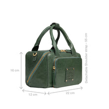 Load image into Gallery viewer, Palais 01 Green Leather Crossbody
