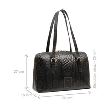 Load image into Gallery viewer, Pont Neuf 01 Black Leather Shoulder Bag

