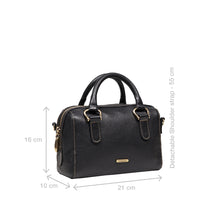 Load image into Gallery viewer, St. Martin 01 Black Leather Bowling Bag
