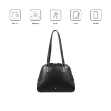 Load image into Gallery viewer, St. Martin 02 Black Leather Shoulder Bag
