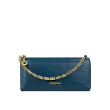 Load image into Gallery viewer, Antoinette W1 Blue Leather Clutch
