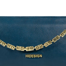 Load image into Gallery viewer, Antoinette W1 Blue Leather Clutch

