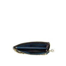 Load image into Gallery viewer, Antoinette W1 Blue Leather Clutch
