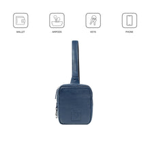 Load image into Gallery viewer, Bonaparte 01 Blue Leather Crossbody
