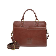 Load image into Gallery viewer, Vendome 01 Brown Leather Briefcase

