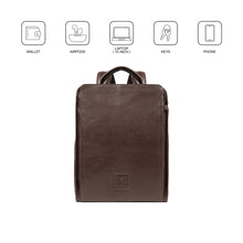 Load image into Gallery viewer, Vendome 02 Brown Leather Backpack
