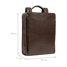 Load image into Gallery viewer, Vendome 02 Brown Leather Backpack
