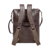Load image into Gallery viewer, Vendome 03 Brown Leather Backpack
