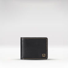 Load image into Gallery viewer, Bonaparte W2 Black Leather Tri Fold
