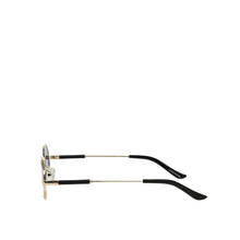 Load image into Gallery viewer, Calypso Women's Black Retro Oval Sunglasses

