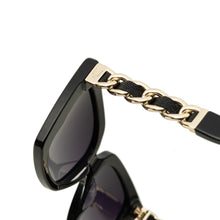 Load image into Gallery viewer, Sirocco Women's Black Rectangular Cat Eye Sunglasses
