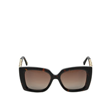 Load image into Gallery viewer, Sirocco Women's Brown Rectangular Cat Eye Sunglasses
