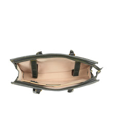 Load image into Gallery viewer, Hydor 02 Green Leather Tote Bag
