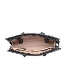 Load image into Gallery viewer, Hydor 02 Black Leather Tote Bag
