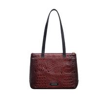 Load image into Gallery viewer, Galaxy 01 Red Leather Tote Bag
