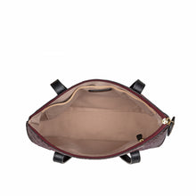 Load image into Gallery viewer, Galaxy 01 Red Leather Tote Bag
