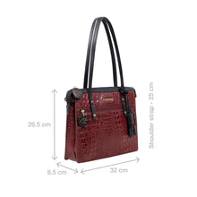 Load image into Gallery viewer, Galaxy 02 Red Leather Tote Bag

