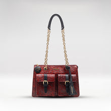Load image into Gallery viewer, Lunara 02 Red Leather Shoulder Bag
