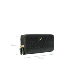 Load image into Gallery viewer, Lunara W1 Green Leather Double Zip Around Wallet
