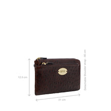 Load image into Gallery viewer, Lunara W2 Brown Leather Sling Wallet
