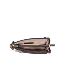 Load image into Gallery viewer, Lunara W2 Brown Leather Sling Wallet
