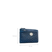 Load image into Gallery viewer, Lunara W2 Blue Leather Sling Wallet
