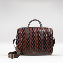 Load image into Gallery viewer, Castor 02 Tan Leather Briefcase
